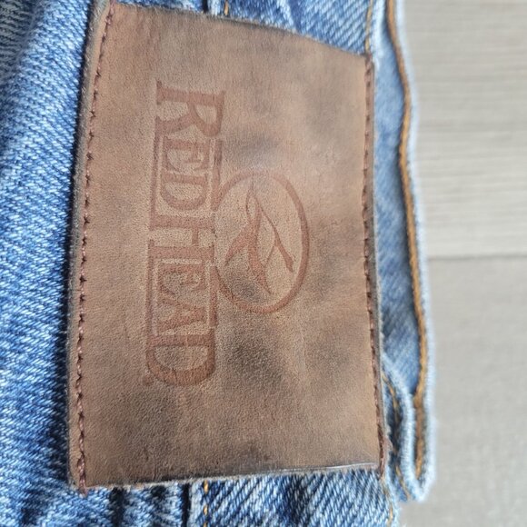 RedHead Men's Insulated Denim Jeans Size 33x34 Blue - Picture 2 of 4